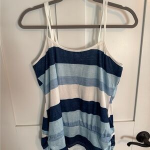 SHEIN Light Blue and White Dress